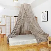 [CIADAZ] Mesh Radiation Protection Canopy, Silver Fiber 5G EMF Shielding Mosquito Net, Shielding Max 99.99% Bed Net