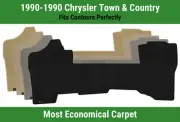 Lloyd Velourtex Front Row Carpet Mat for 1990 Chrysler Town & Country (for: Chrysler)