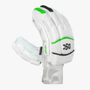 DSC Split Players Cricket Batting Gloves | Color: White | Size: Adult Left Hand