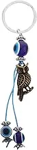 IMIKEYA Blue Evil Eye Owl Keychain Cute Bag Charm Decorative Keyring for Purse Handbag Key Holder Pendant Stylish Owl Accessory for Daily Use