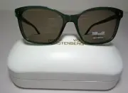 Diane von Furstenberg DVF686S Emerald Green Crystal New Women's Sunglasses