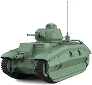 MRY-SFW WWII Tank 25mm Military Model Kit France B1 Heavy Tank (Phase III)