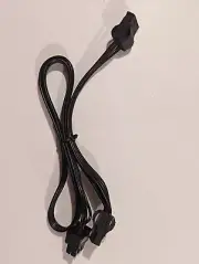 30" 6pin PCI-E To 2 x 4pin Female Molex Power Adapter Cable