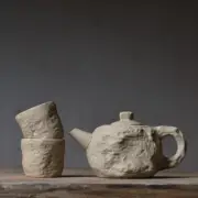 Hard Stone Imitation Stone Teapot Teacup Teapot Rock Mud Rough Ceramic Tea Set