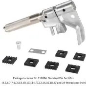 Outside Thread Chaser Replace External Thread Repair Tool for 1-1/4” to 5” OD