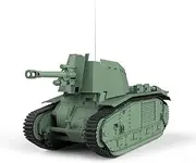 MRY-SFW Army Tank BMC Toys 1/87 HO Scale Railway Military Model Kit France 105 leFH18B2 Self-Propelled Gun