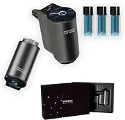 Smart Car Air Freshener Diffuser With 3Pcs Oils, Smart Car Air Freshener With Three Adjustable, Intelligent Car Aroma (Diffuser + 3PCS Cologne Smell)