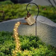 Danoz Direct - Solar Watering Can LED Light Outdoor Waterproof Shower Light Decorative Solar Lights For Home Outside