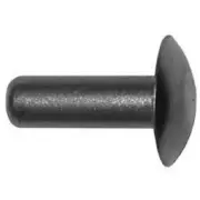 Qty 50 Rivet Solid Steel MUSHROOM HEAD 1/4 DIA x 1" LONG