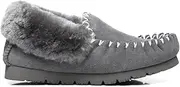 [UGG AUSTRALIAN SHEPHERD] UGG Slippers Kids Girls Popo Moccasins Australian Sheepskin Suede Ankle Nonslip