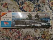 Nichimo I-19 Submarine Motorized Plastic Model 1/200. New Open Box Sealed Bags