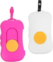 PAMINGONO 2pcs Wipes Dispenser Travel Case Portable Storage Box for Outdoor Use Easy One Hand for Cribs Strollers and Dining Chairs Color Options