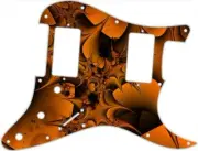 Pickguard Stratocaster Strat Graphic Custom fit Fender HH 11 Hole Fractal 4