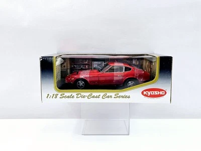 Kyosho Datsun Nissan 240Z Fairlady Z Red 1974 Diecast Car 1:18 Scale New