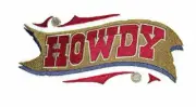Cowboy Gear[Howdy ] Embroidered Iron on/Sew patch [6.81"3"]
