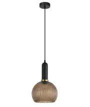 Vintaj Wine Glass Shape Pendant Light Amber