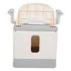 Foldable Bedside Commode Fall Odor Proof Portable Toilet Bedside Commode Cha ECM