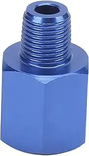 M12 Female to 1/8 NPT Male Hose End for Oil Pressure Gauge Sensor Port Conversion