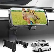 X-CAR 2 in 1 Adjustable Phone and Tablet/Pad Holder Mount for Tesla Model 3 2017-2023 and Model Y 2021-2025 Passenger Side
