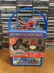 RARE Vintage 2000 Crash O’Malley Motorcycle Chop Shop Kids Mini Motorcycle Shop