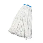 Boardwalk Cut-End Lie-Flat Wet Mop Head, Rayon, 24oz, White, 12/Carton