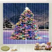 Different Colors Snow 3D Curtain Blockout Photo Printing Curtains Drape Fabric