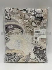 Pottery Barn Celeste Damask Floral Percale Duvet Cover Multi Full Queen #A1355