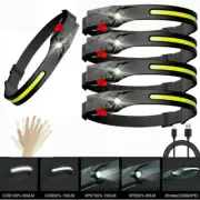 Cob + LED Headlamp Headlight Torch Flashlight Work Light Bar Head Band Lamp Lot