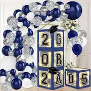 110Pcs Graduation Theme Balloon Arch Set Suitable For Party Decoration Birthday Party Bar Mitzvah Graduation Ceremony Decoration