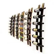 Wall Mounted Wine Rack Wooden, Barrel Stave Wine Rack, Wood Wine Bottle