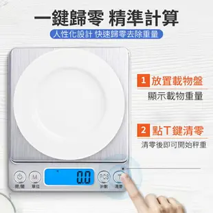 【廚房幫手！精密測量】 LCD數位磅秤 精密電子秤 廚房秤 電子磅秤 電子秤 迷你秤 食物秤 料理秤 磅秤