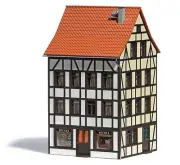 HO Scale Buildings - 1536 - Old Town Corner House - kit