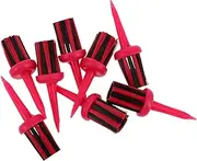 NOLITOY Golf Ball Brush Tee Holders 8pcs Tack Seats for Driving Range Practice Matches