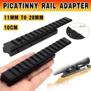 11MM to 20MM Dovetail Weaver Picatinny Rail Adapter Converter Mount Scope Base