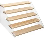 TIDTALEO Display Stands Cosmetics Storage Rack Cupcake Display Riser Rustic Cake Stand Wedding Cupcake Stand Dessert Display Riser Rotating Display Stand Cupcake Holders Acrylic