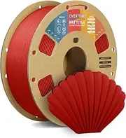 OVERTURE Matte PLA Filament 1.75mm, 1kg Spool (2.2lbs), Dimensional Accuracy +/-0.03mm, Fit Most FDM Printer (Brick Red)