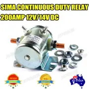 SOLENOID STARTER INTERMITTENT DUTY RELAY 200A 12V/14V DC SWITCH UNIVERSAL MARINE