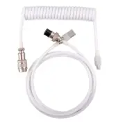 1 PC 3M Type C Keyboard Coiled Cable Replacement For Mechanical Keyboard