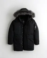 在飛比找Yahoo!奇摩拍賣優惠-Hollister HCO Down Parka 男羽絨軍裝