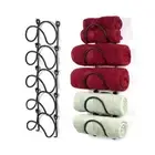 Iron Wine Rack 5 Layer Wine Display Shelf Wine Bottle Holder Bathroom