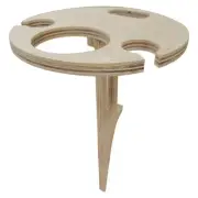 Outdoor Wine Table-Outdoor Wooden Folding Wine Table-Wine Glass Rack Bottle2561
