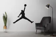 Michael Jordan Decal Jumpman Sticker Basketball Wall Car Laptop Boys Room