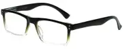 M Readers 104 Rectangular Reading Glasses +5.00 Black Olive Green Men Women Styl