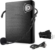 SHIDU S820 Mini Voice Amplifier Portable Rechargeable Bluetooth Speaker with Wired Microphone Headset PA System Supports FM Radio TF Card for Teachers Tour Guiders