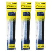 3Pcs PU Tennis Racket Grip Tape Racquet Overgrip, Sky Blue