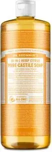 DR. BRONNER'S Pure-Castile Soap Liquid (Hemp 18-in-1) Citrus 946ml