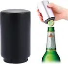 Beer Bottle Opener with Magnetic Cap Catcher, Push Down Bottle Cap Opener (New