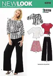 New Look Pattern 6816 Misses' Seperates