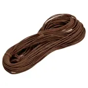 Elastic Cord Stretchy String 2mm 49 Yards Brown for Bracelets, Necklaces