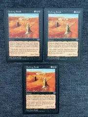 MIR CHOKING SANDS 3x Rare Magic Mirage MTG EX